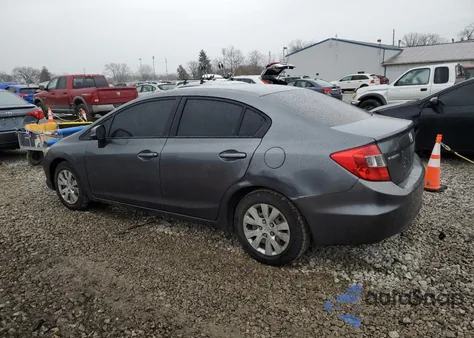 2012 Honda Civic Lx из США, поврежденный, VIN 19XFB2F54CE054836